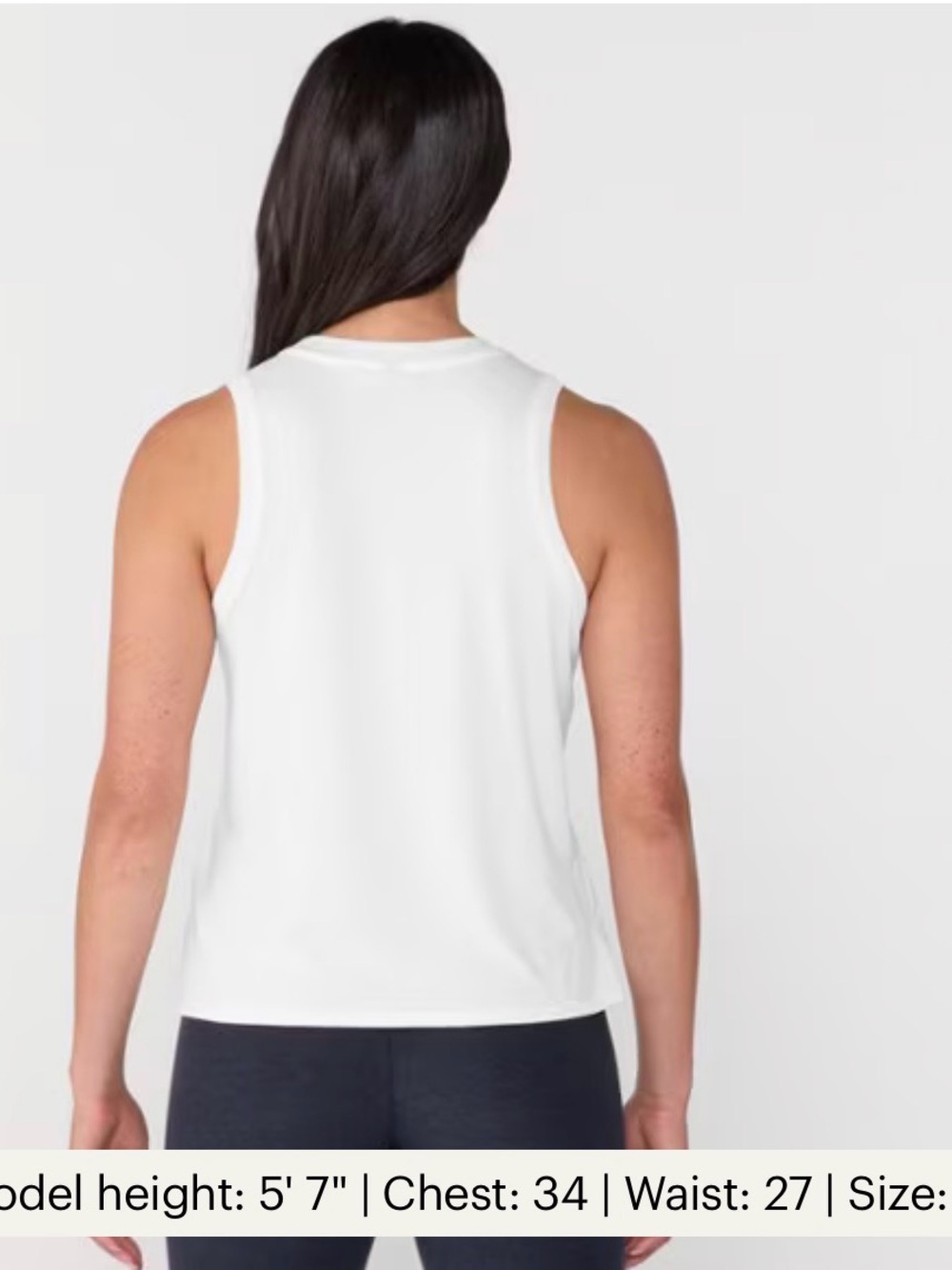 Vuori Energy white Sleeveless Muscle Tank Top - Picture 2 of 6
